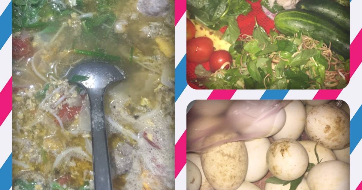 Lẩu trứng lộn