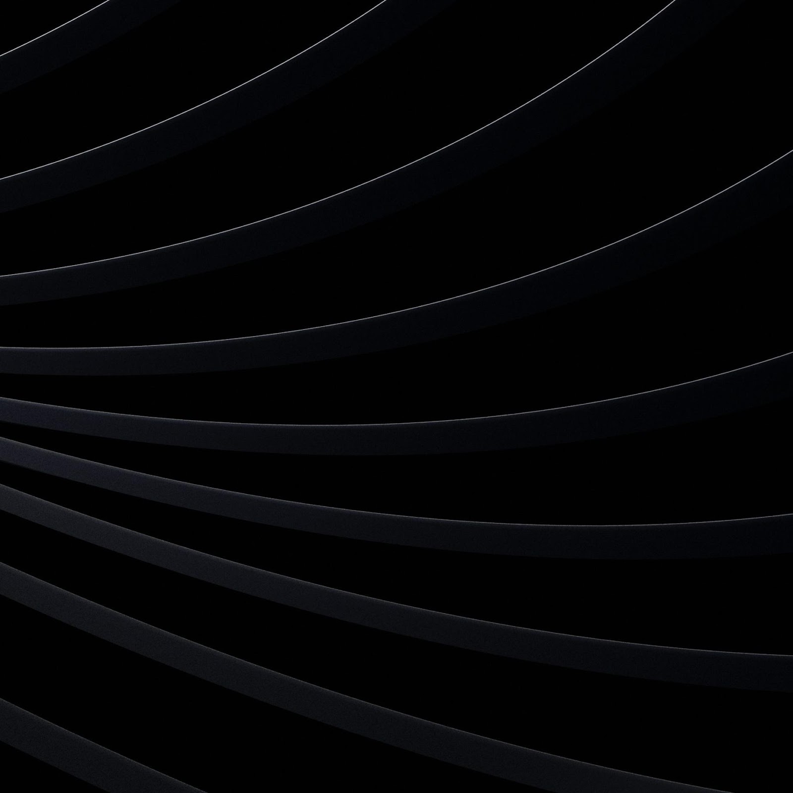 Download Abstract Black Curved Stripes 2K iPhone