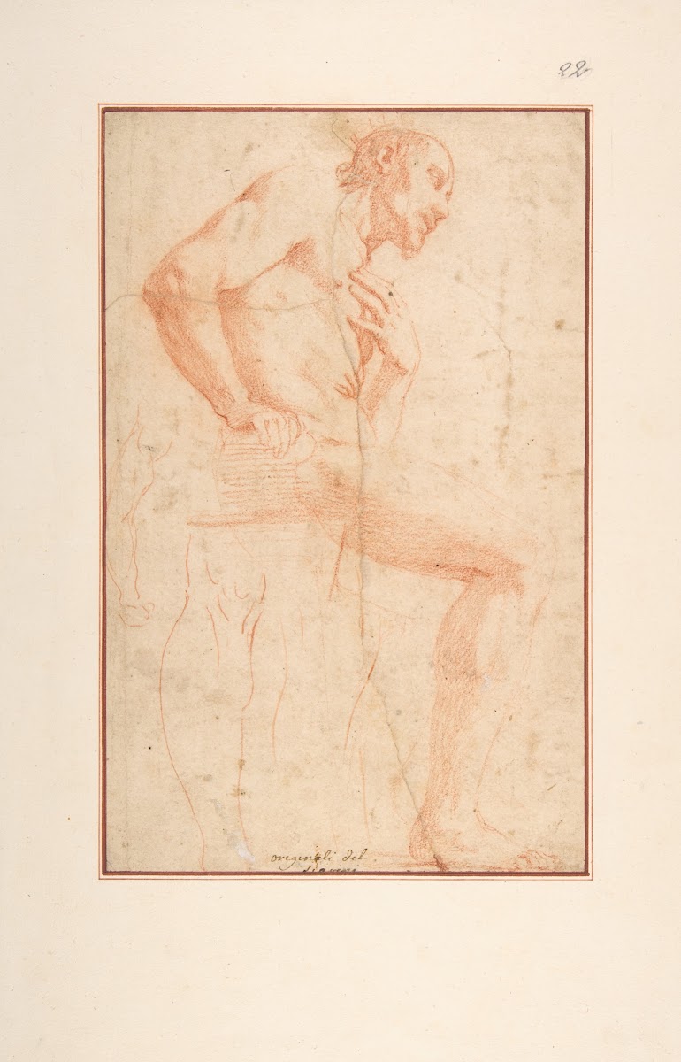 Seated Male Nude Facing Right 15771688