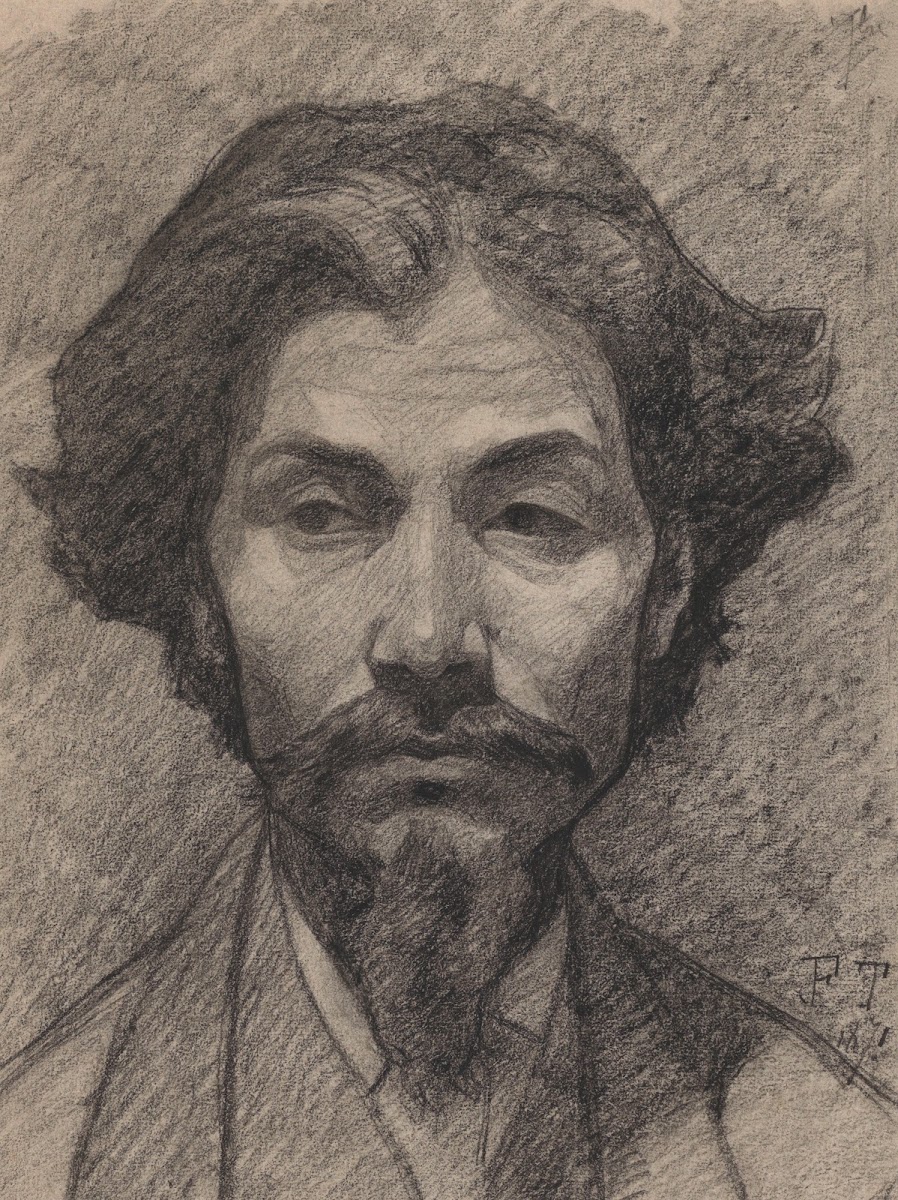 Portrait of Félicien Rops 1871