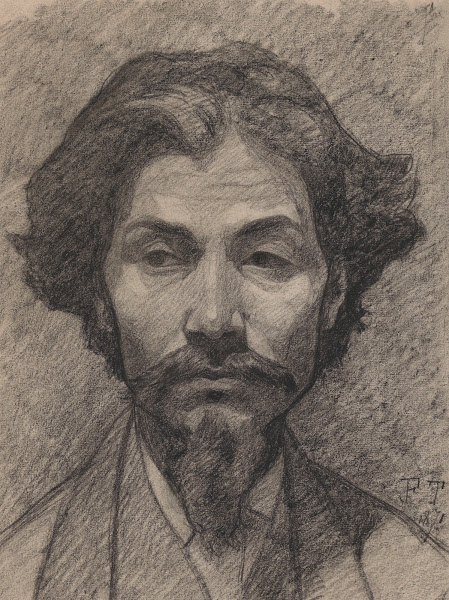 Portrait of Félicien Rops 1871