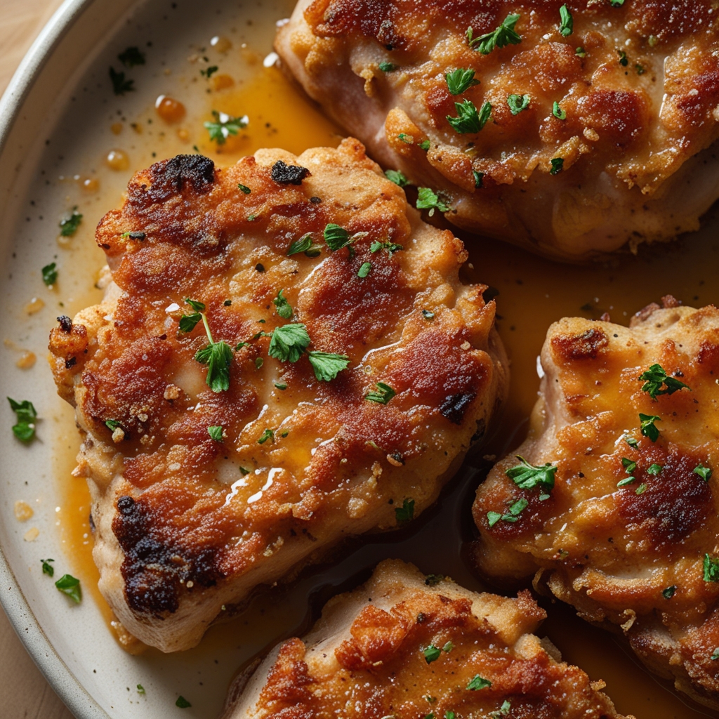 Crispy Parmesan Crusted Pork Chops - Easy, Juicy Weeknight Dinner