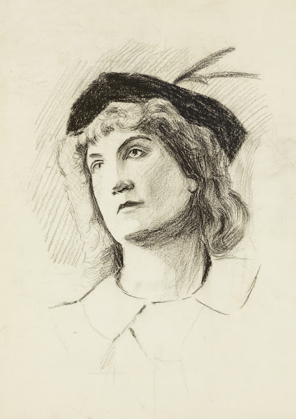 Head and shoulders of a young woman