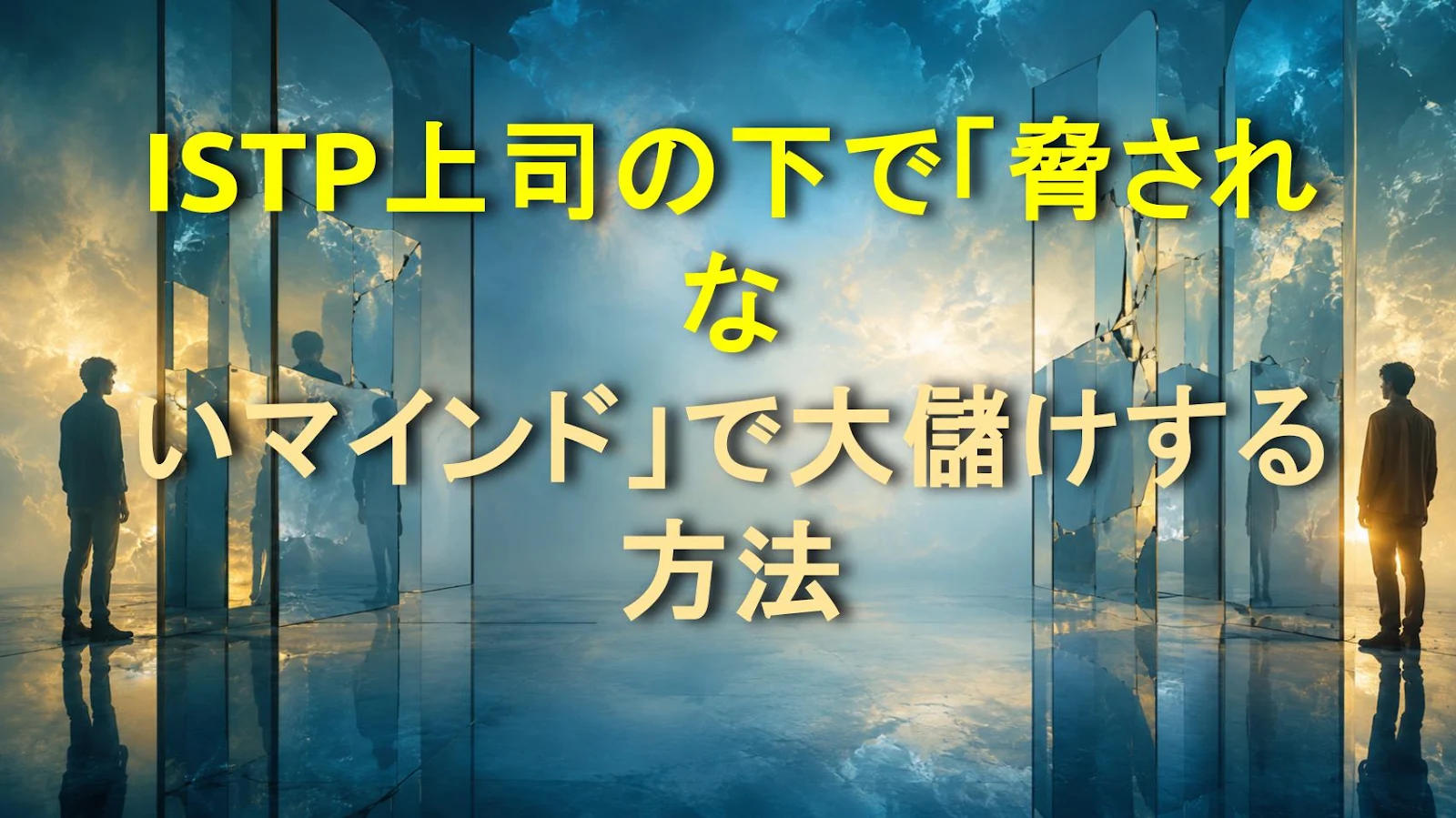 ISTP上司の下で「脅されないマインド」で大儲けする方法