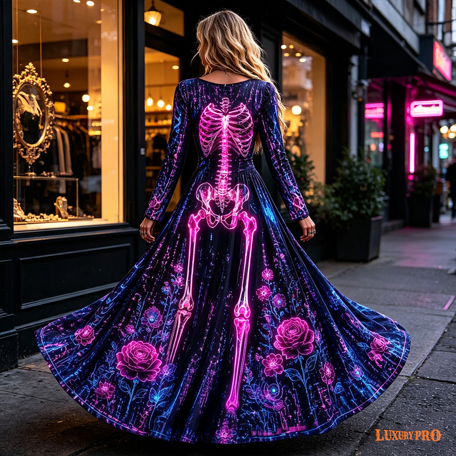 STY-05-NWCQ - Witch Long Dress