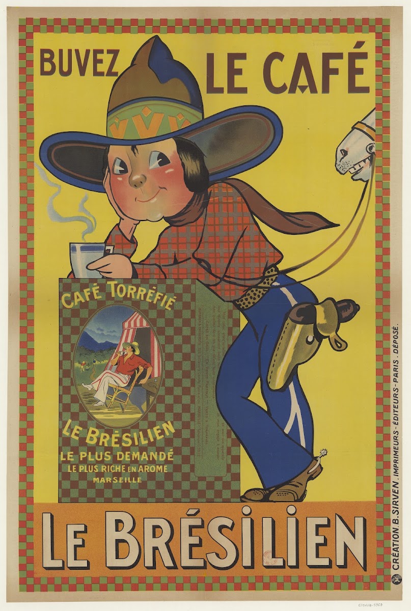 Buvez le café Le Brésilien Marseille 1920