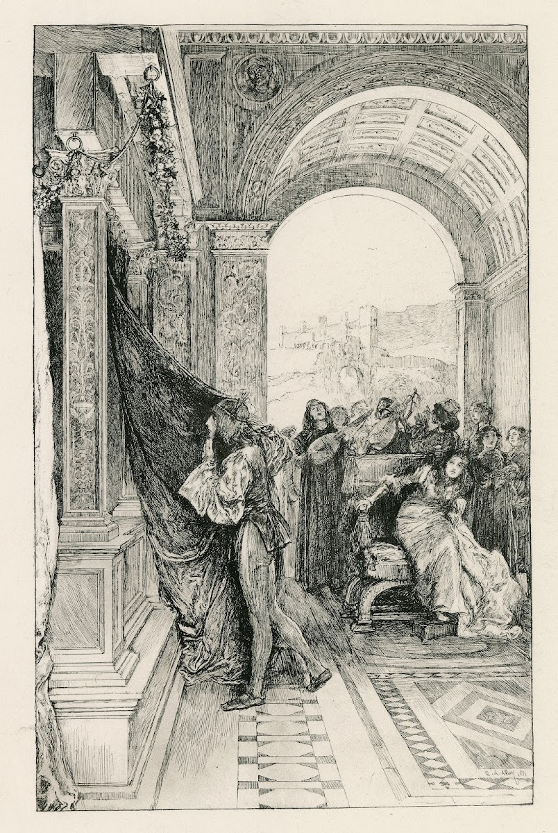 The casket scene Merchant of Venice III 2 1888