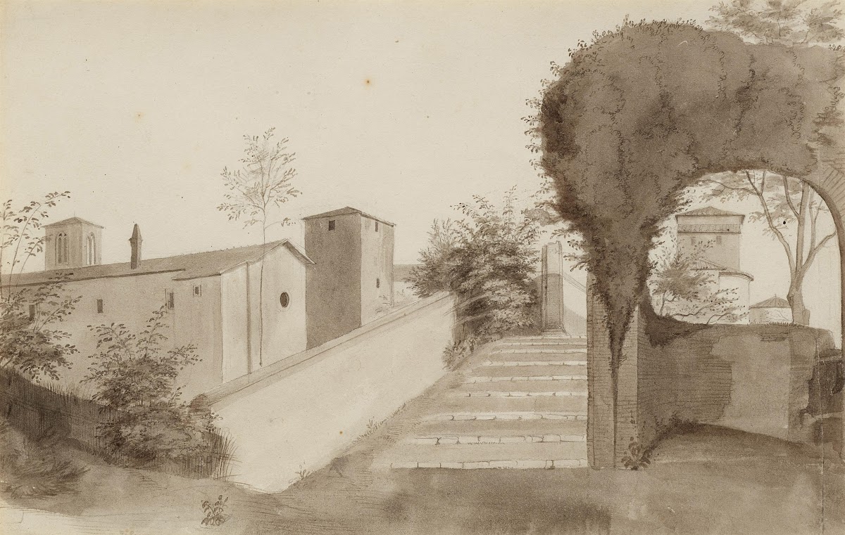 Kloster SantAgnese bei Rom 1820