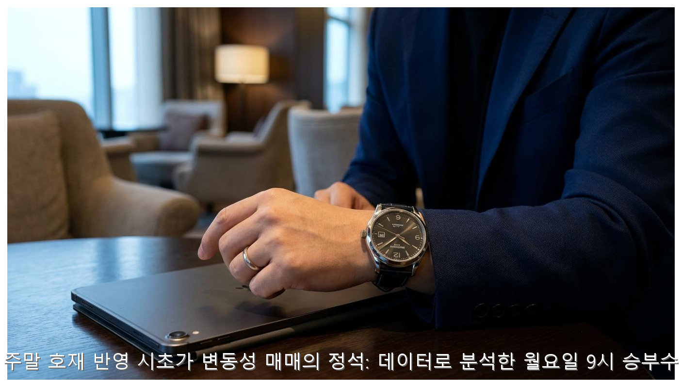 주말 호재 반영 시초가 변동성 매매의 정석: 데이터로 분석한 월요일 9시 승부수 핵심 안내 및 분석 인포그래픽 (3)