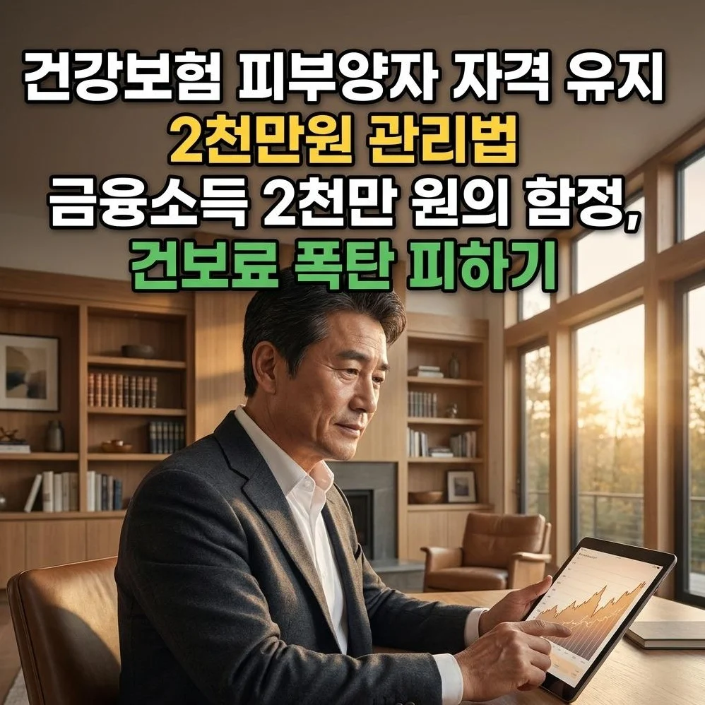 건강보험 피부양자 금융소득 관리법