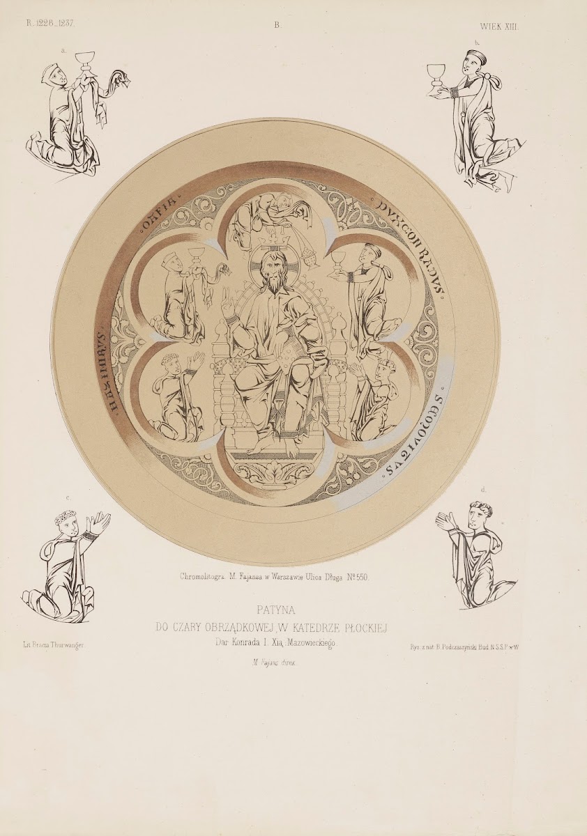 Paten For A Ritual Goblet In The PłOck Cathedral Donation Of Duke Konrad I Of Ma