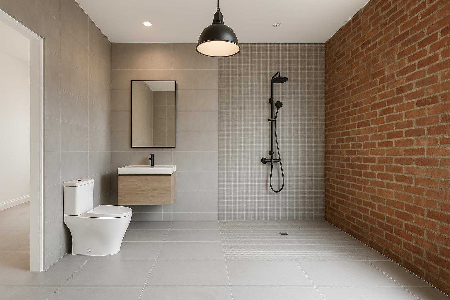 Open-Concept Wet Room Tile Designs in Oklahoma City
