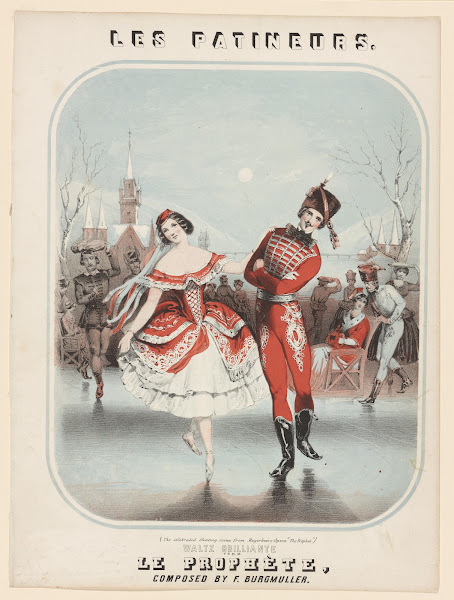 Les Patineurs Waltz brilliante from Le Prophète composed by F Burgmuller 1860