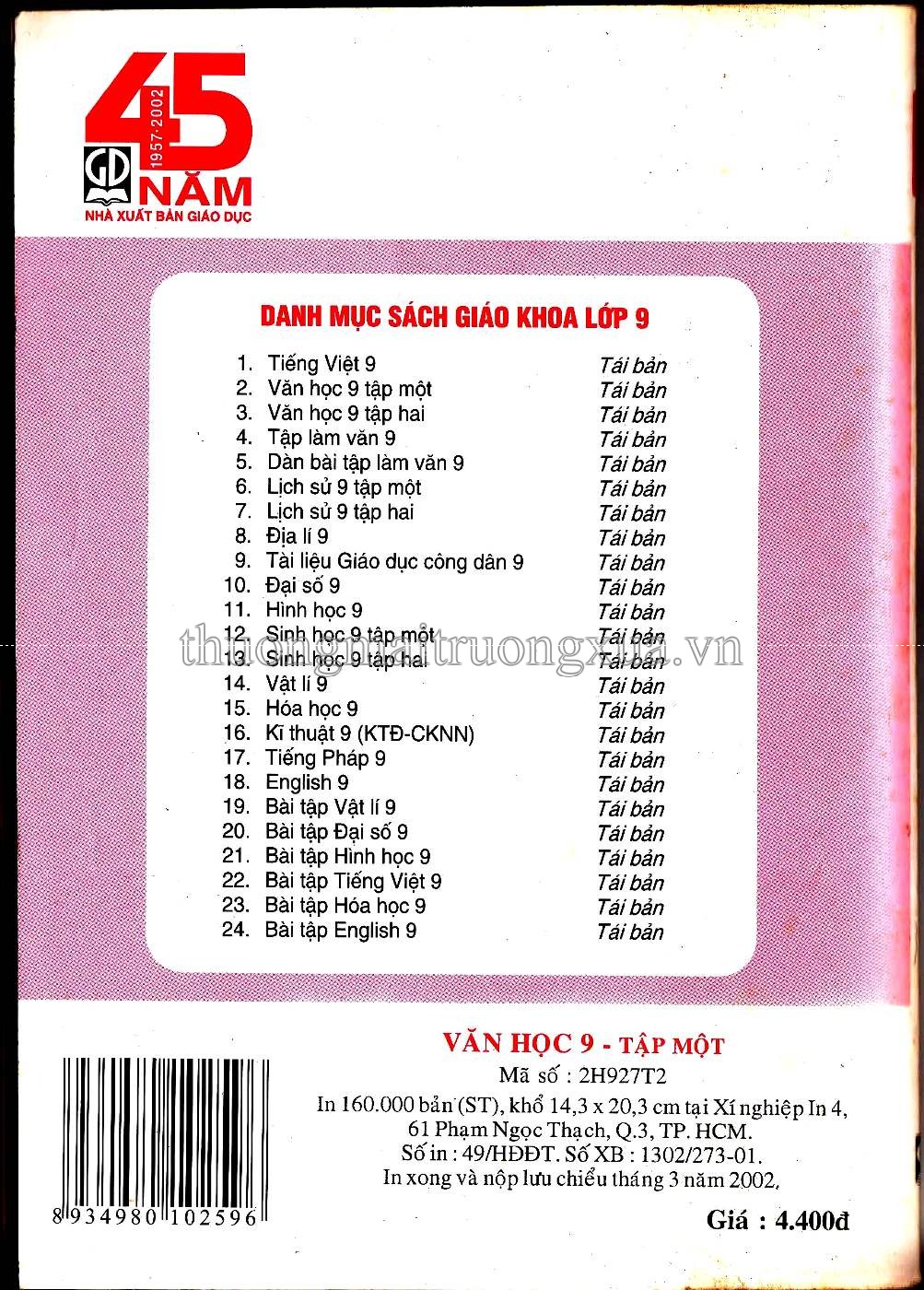 Văn học 9 (tập 1 2002) - Trang 69