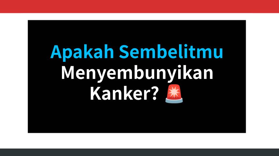 Apakah Sembelitmu Menyembunyikan Kanker? 🚨