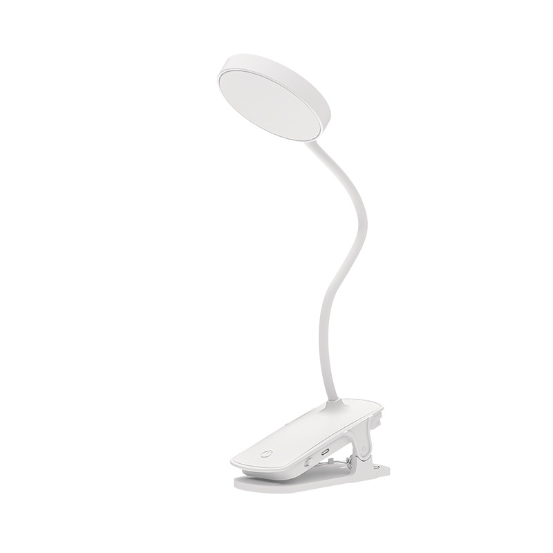 Eye-friendly LED clamp lamp for studying and reading