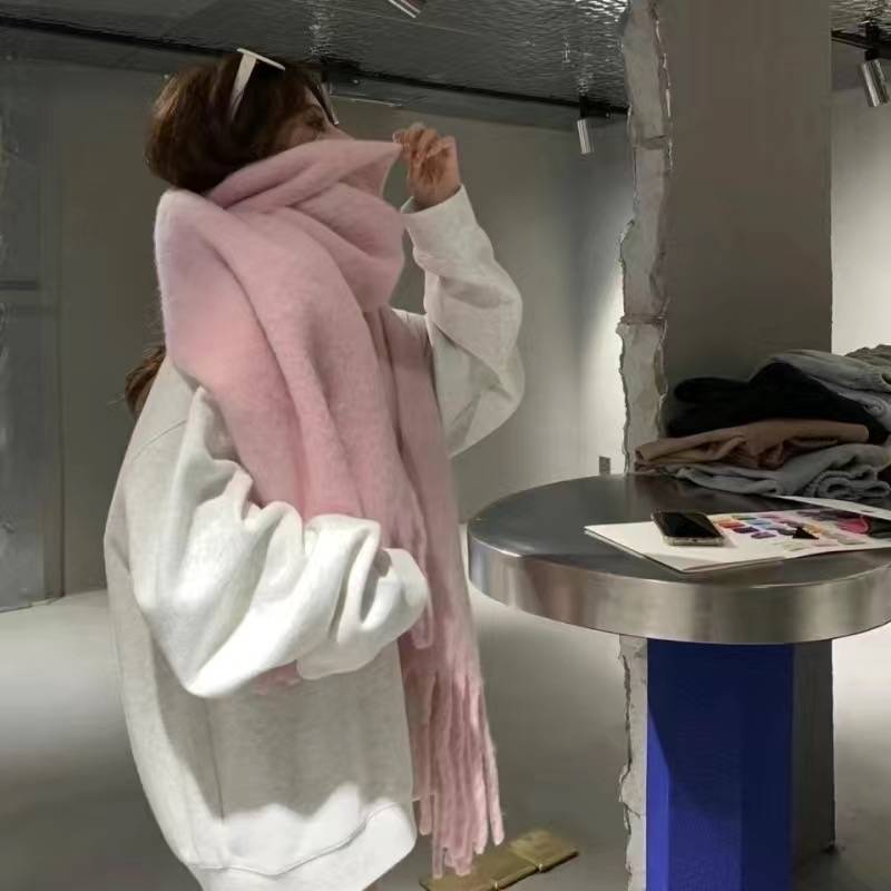 Women's wool scarf in various colors