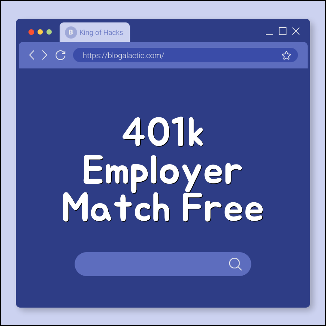 401k employer match importance (free money, retirement, savings)