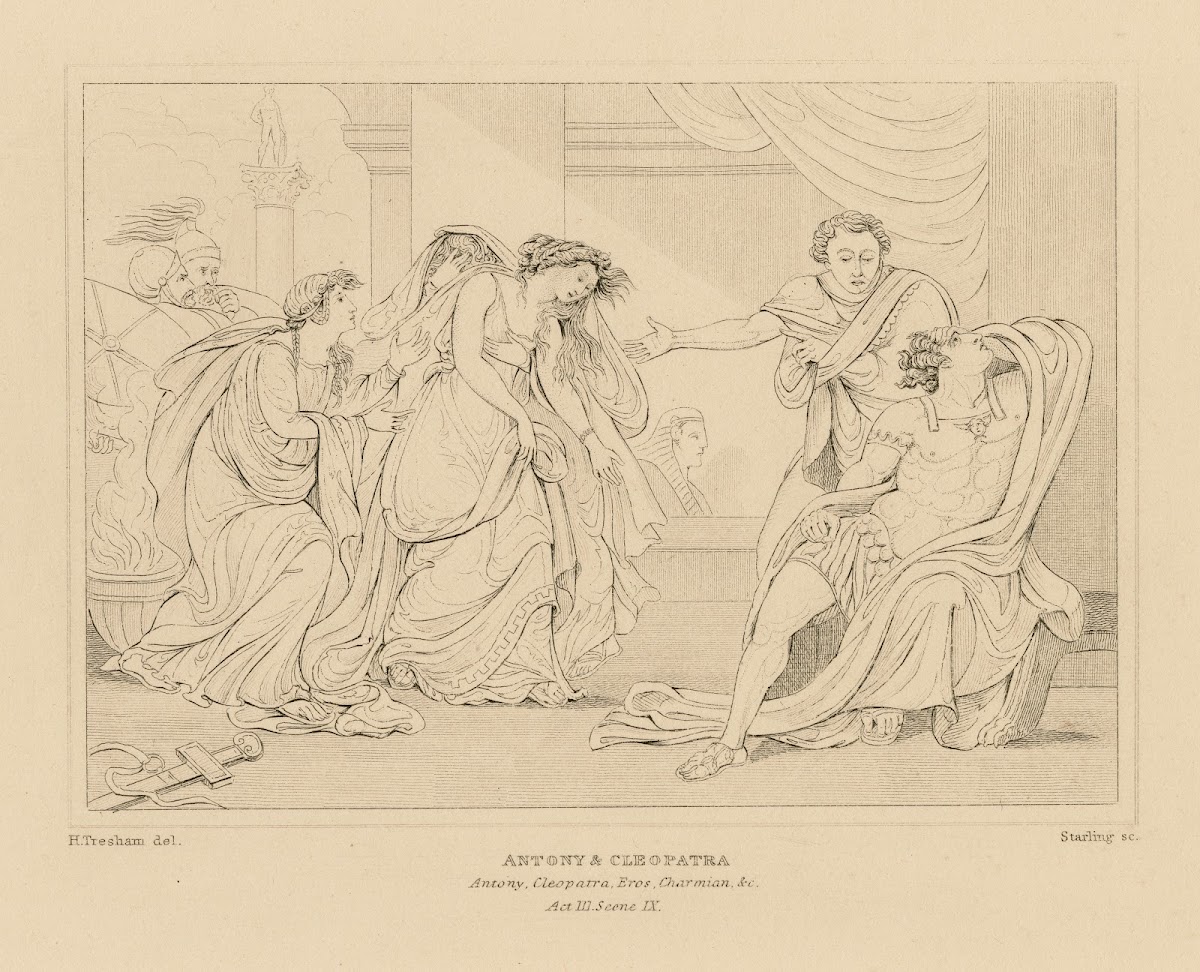 Antony  Cleopatra Antony Cleopatra Eros Charmian c act III scene IX 19th century
