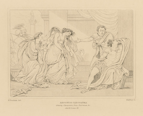 Antony  Cleopatra Antony Cleopatra Eros Charmian c act III scene IX 19th century