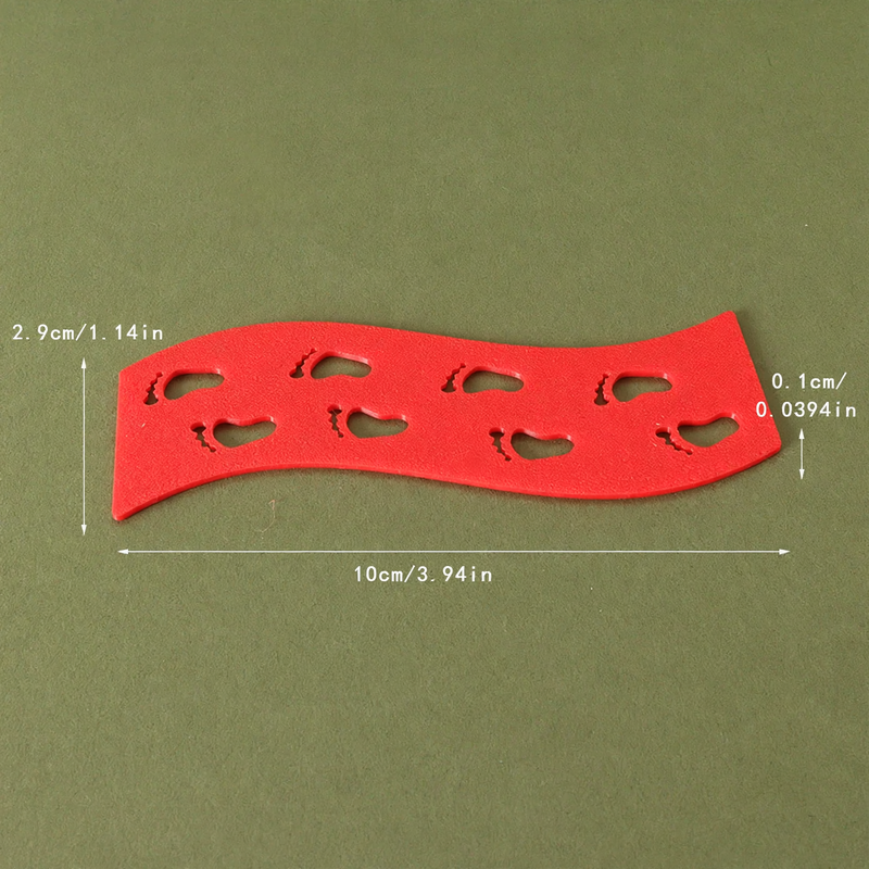 Miniature Christmas Footprint Mat for Dollhouses