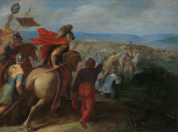 The Romans nearly Overpower the Army of Julius Civilis through the Treachery of