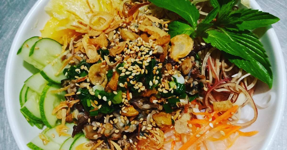 Bún hến xào phiên bản jimmy nguyen