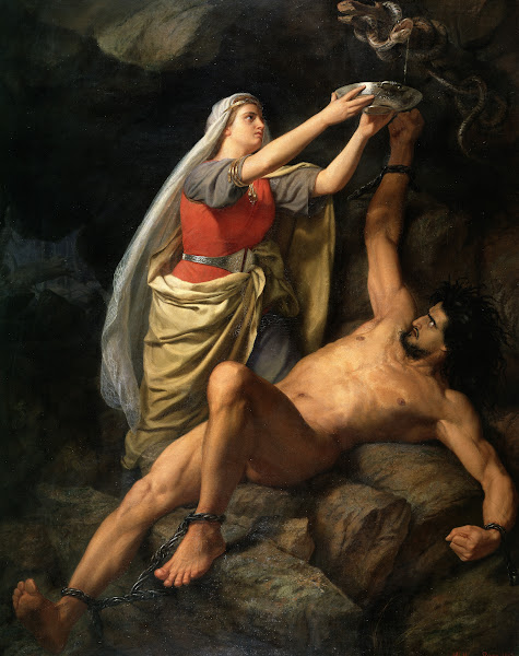 Loke and Sigyn 1863