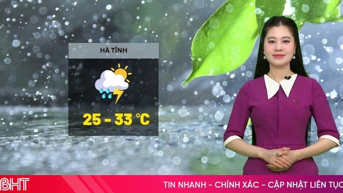 Dự báo thời tiết Hà Tĩnh ngày 4/7: Nhiều mây, có mưa rào và dông - Báo Hà Tĩnh