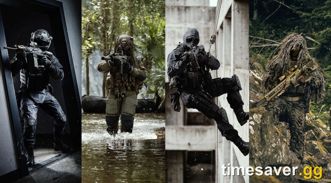 Modern Warfare 4 operators from the Hostile Alliance and Special Forces packs included with the Vault Edition