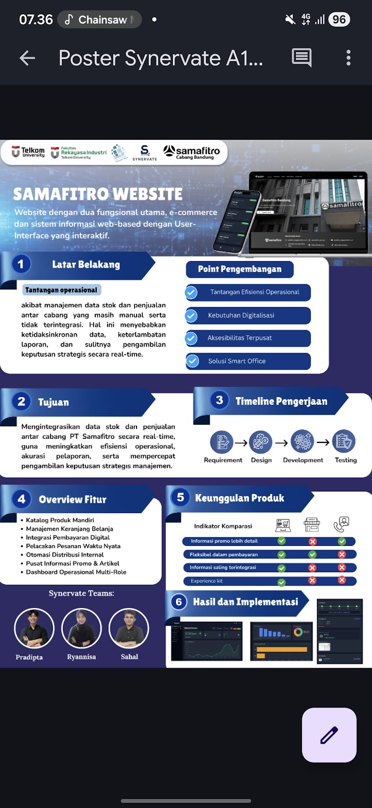 Website PT Samafitro