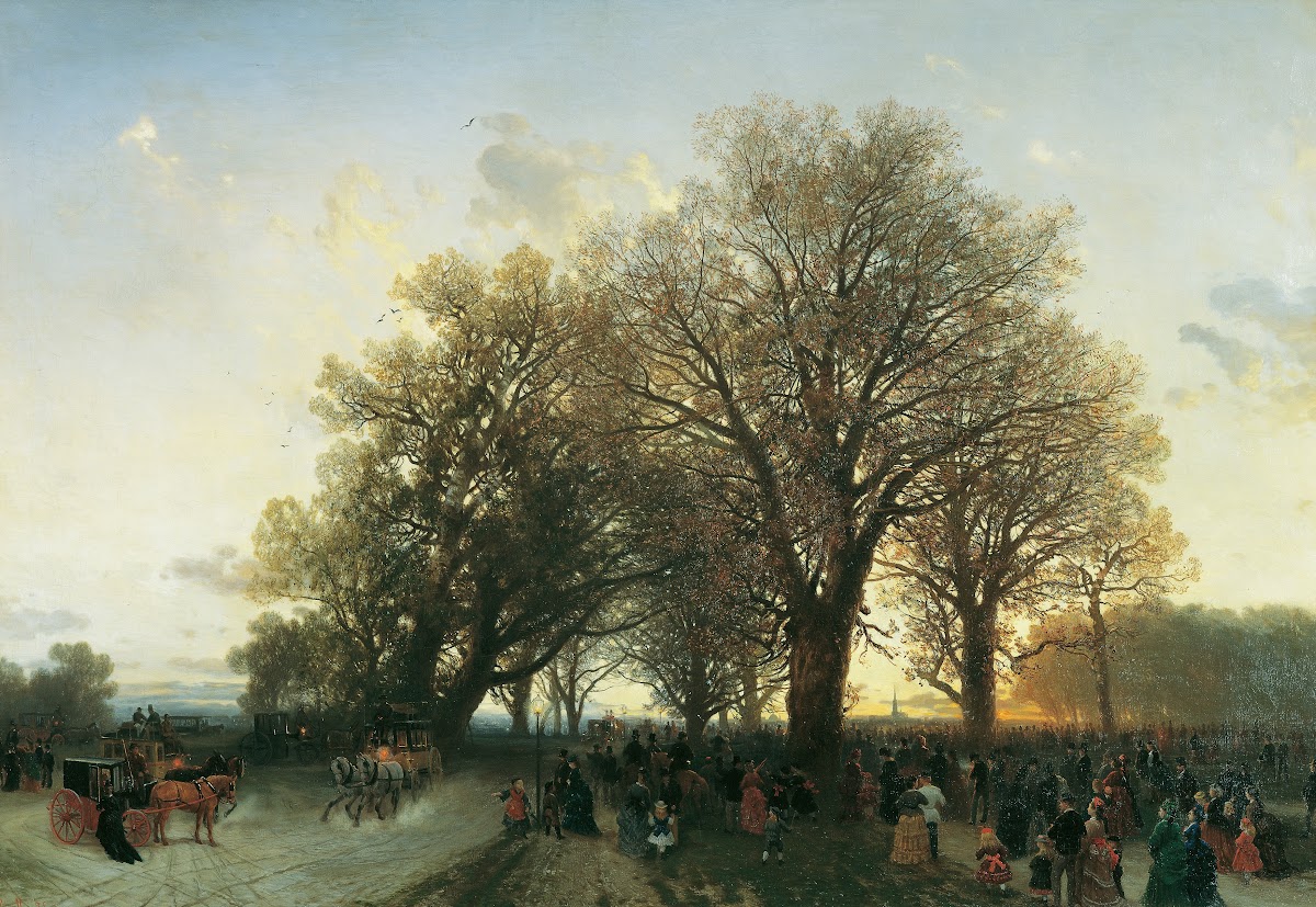 Auf dem Heimweg von der Weltausstellung im Wiener Prater 1873 1875