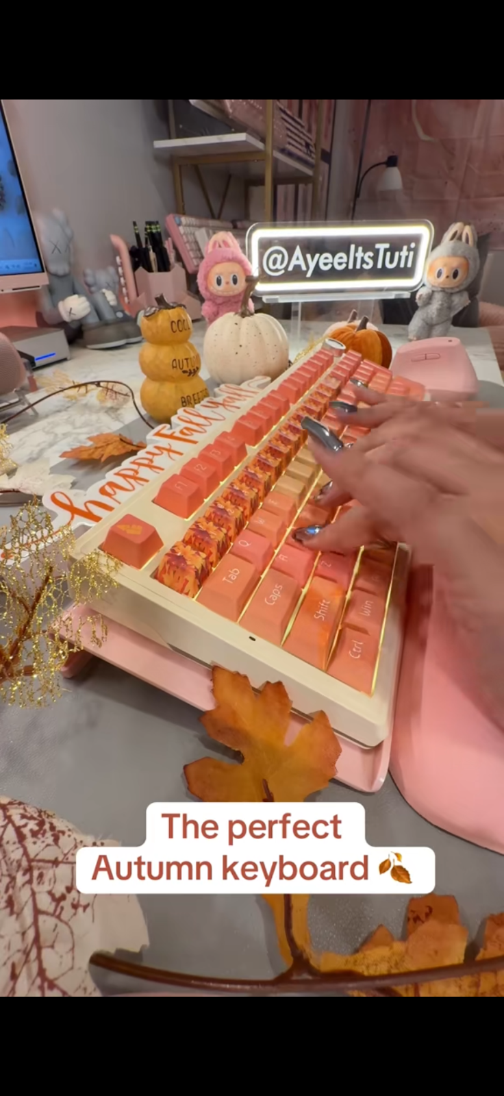 Happy Fall Y'all Keyboard
