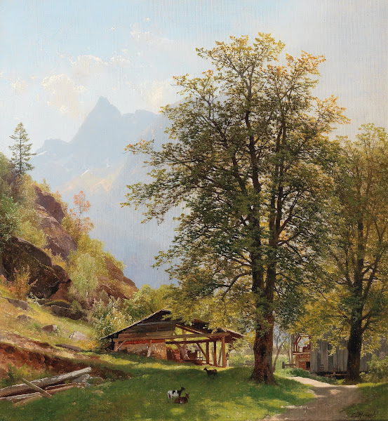 Landscape With Farm Buildings