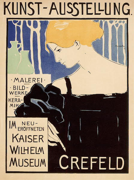 Art Exhibition in the Recently Opened  Kaiser Wilhelm Museum in Krefeld 1897