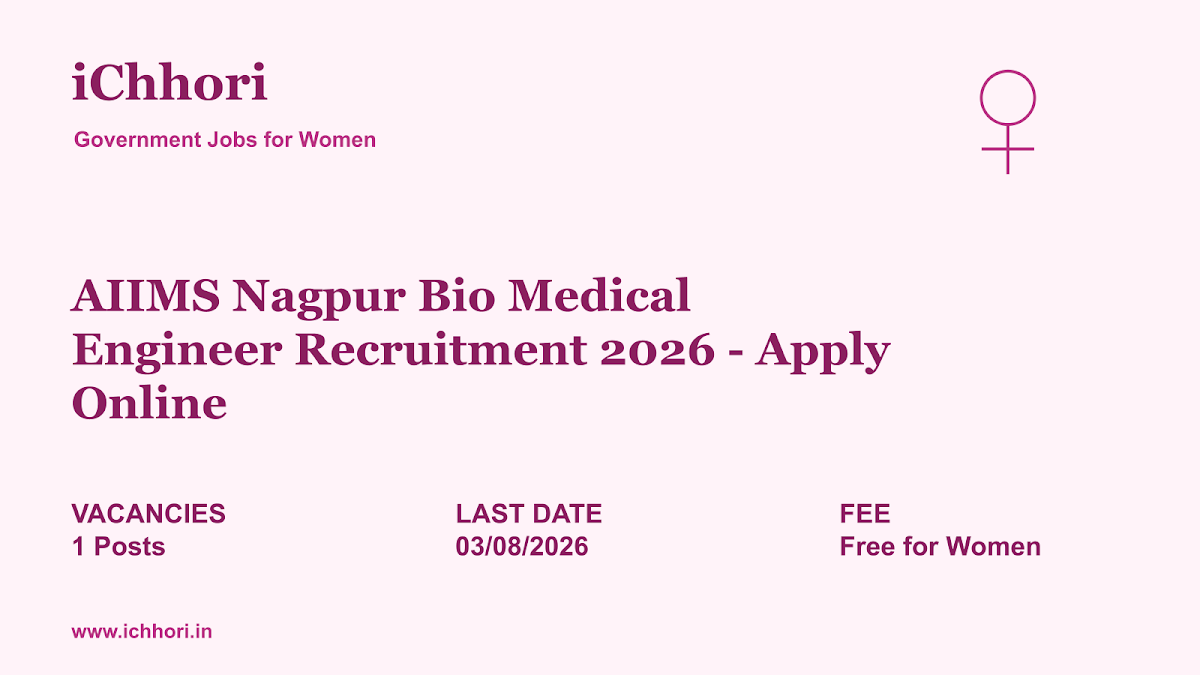 AIIMS Nagpur Bio Medical Engineer Recruitment 2026 - Apply Online - iChhori