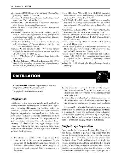 DISTILLATION