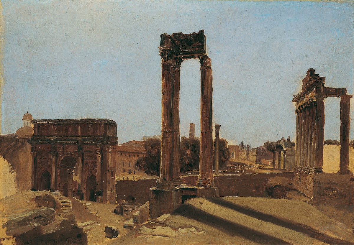 Das Forum Romanum 1829
