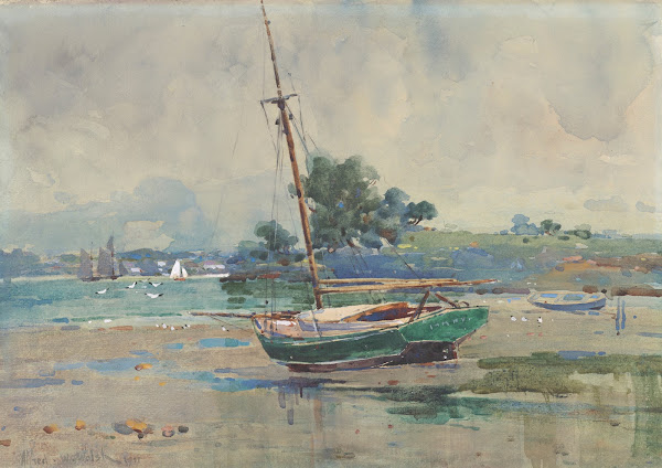 Seascape with boat 1911