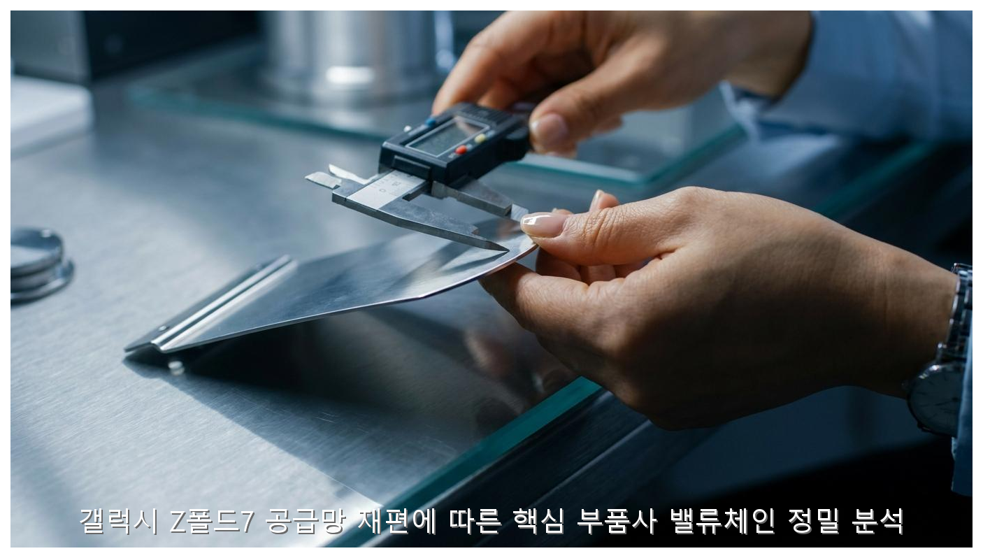 갤럭시 Z폴드7 공급망 재편에 따른 핵심 부품사 밸류체인 정밀 분석 핵심 안내 및 분석 인포그래픽 (2)