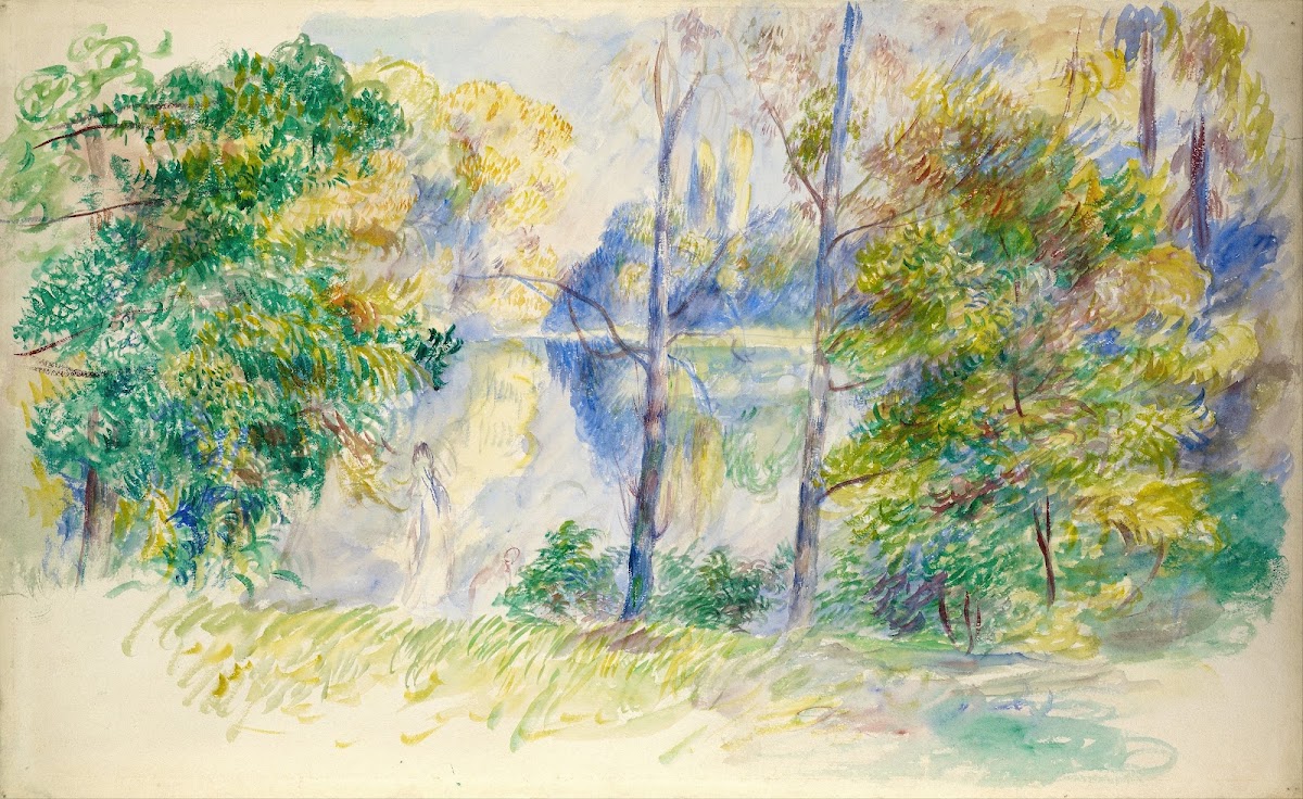 View of a Park 1885