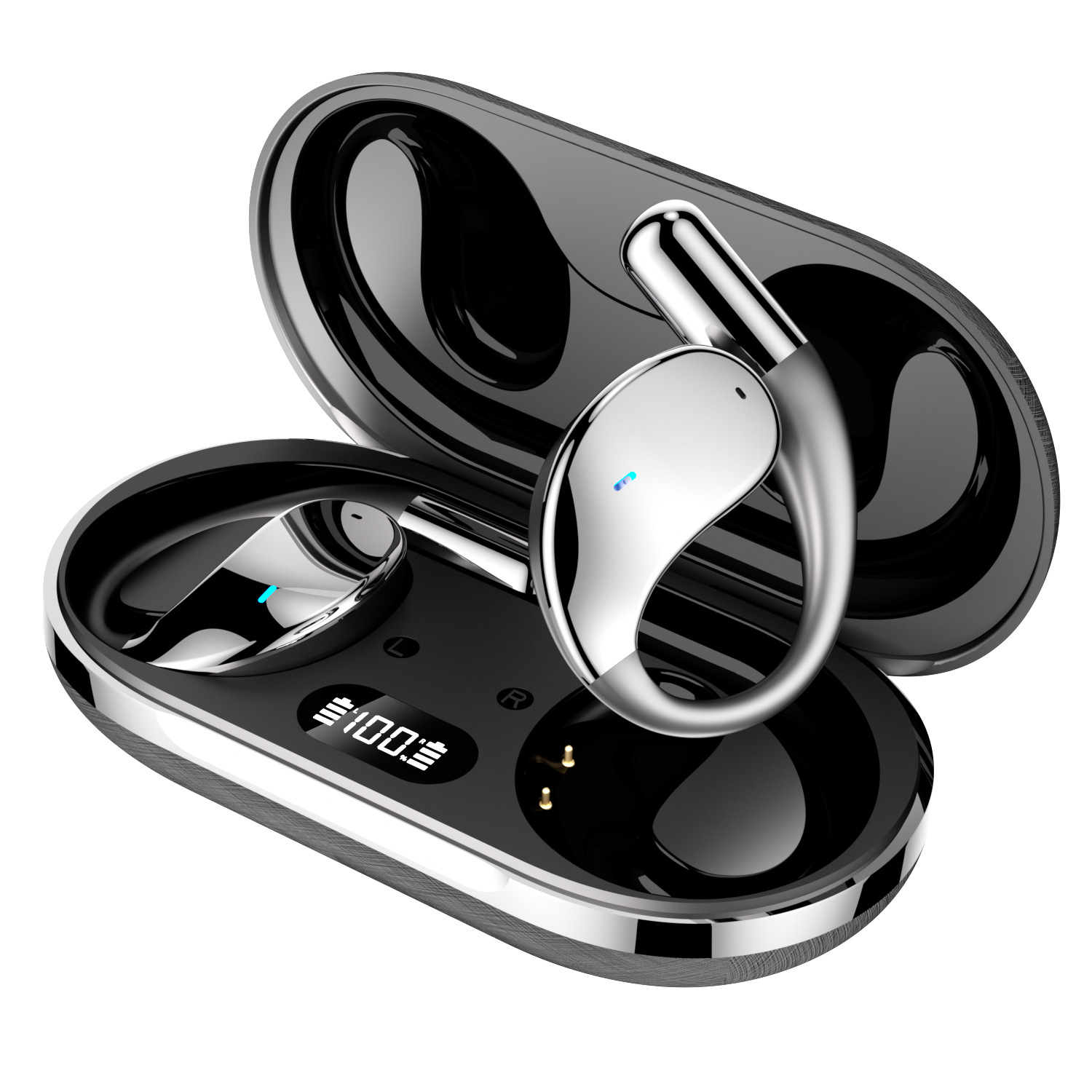 Wireless open-ear headphones for running