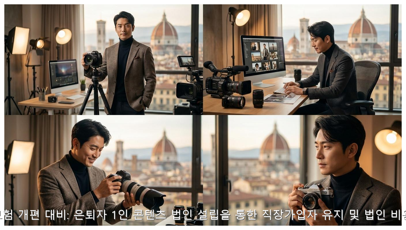 2026 건강보험료 0원 1인 법인 절세 가이드 핵심 안내 및 분석 인포그래픽 (3)