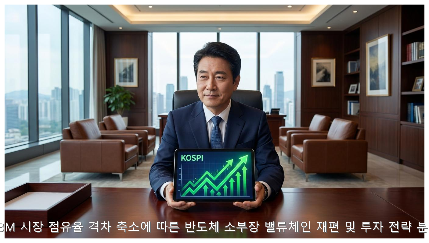 HBM 시장 점유율 격차 축소에 따른 반도체 소부장 밸류체인 재편 및 투자 전략 분석 핵심 안내 및 분석 인포그래픽 (8)