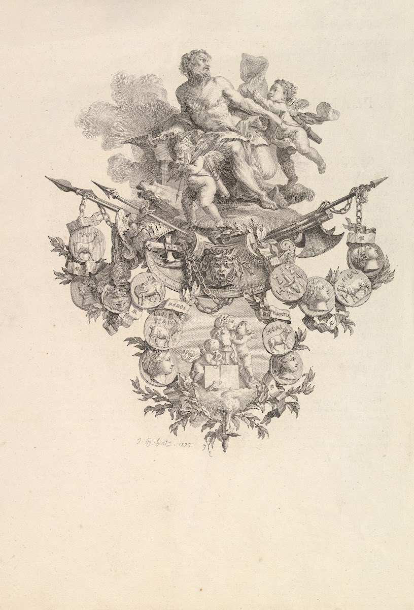 Vignette with Hephaestus and Putti 1779