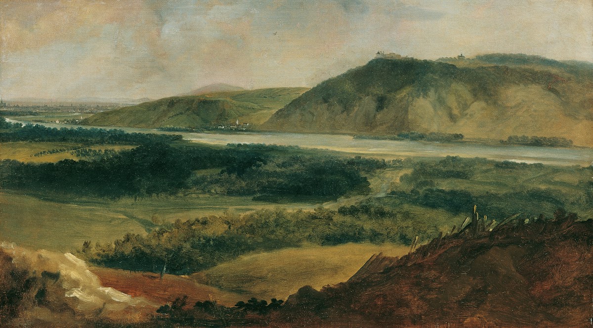 Donaulandschaft vom Bisamberg aus gesehen 1790