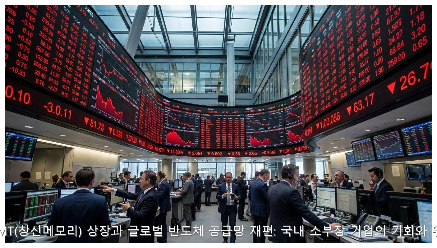 중국 CXMT(창신메모리) 상장과 글로벌 반도체 공급망 재편: 국내 소부장 기업의 기회와 위기 분석 핵심 안내 및 분석 인포그래픽 (8)