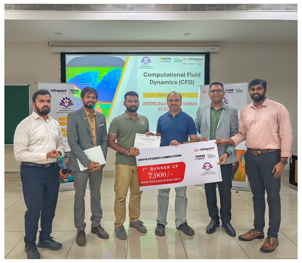 Mr. Manohar Jammula - ANSYS Student Hackathon, IIT Dharwad