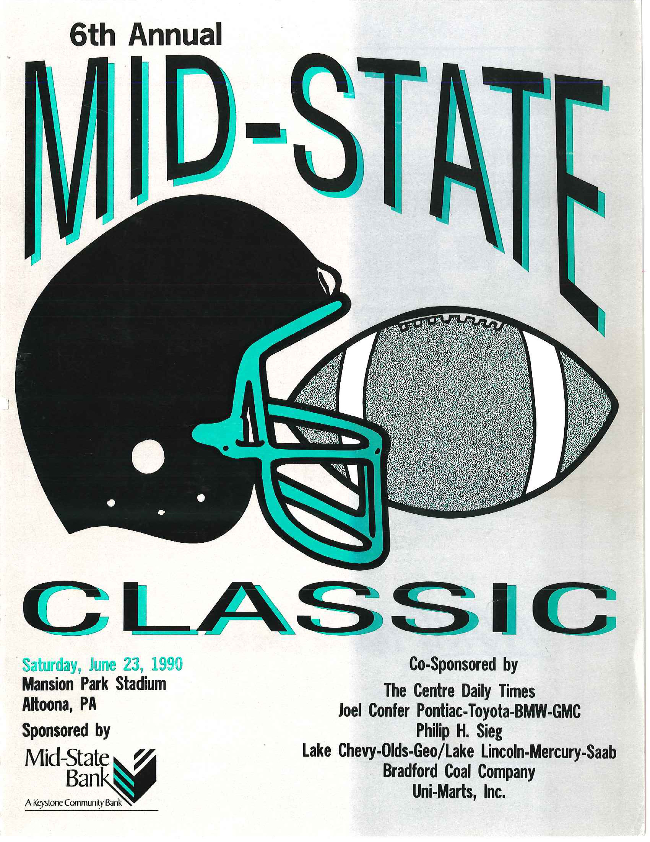 1990 Game Program