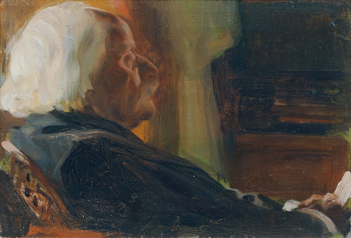 Der Komponist Karl Goldmark 1905